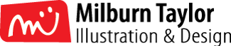MilburnTaylor Illustration & Design Logo